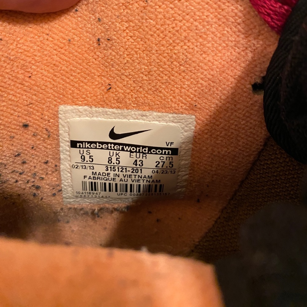 2013 Nike Air Force 1 AF1-82 Ale Brown High Tops - Picture 7 of 11